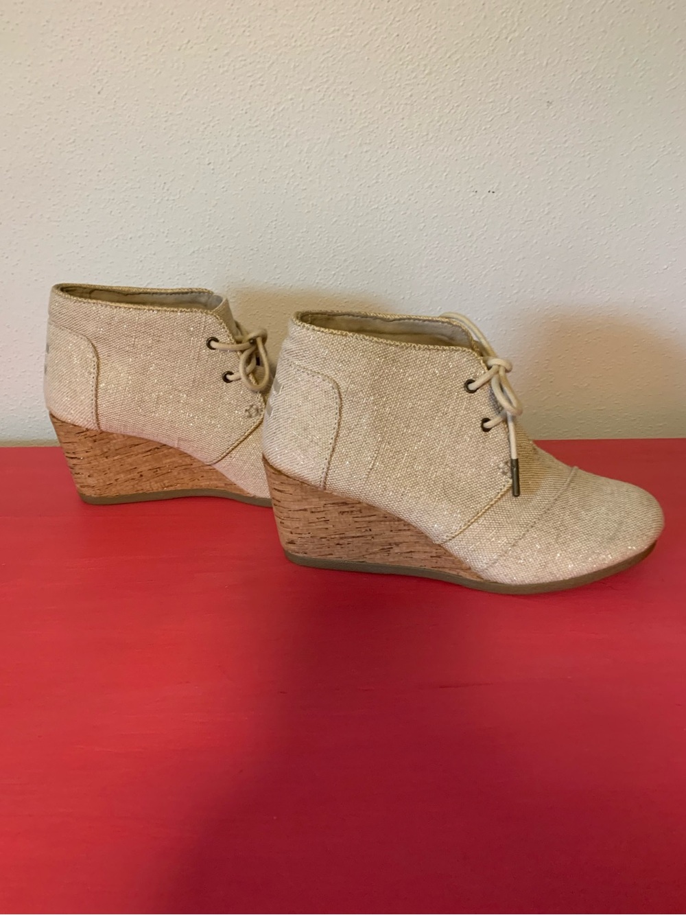 Toms Wedge Ankle Booties